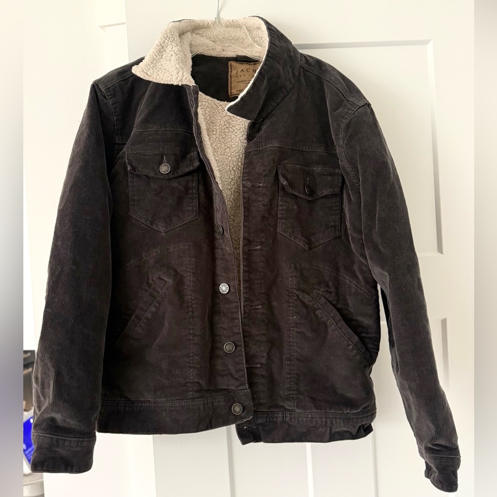 Jachs New York Sherpa Lined Corduroy Trucker Jacket, NWOT Size Large - Picture 5 of 14